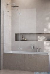 Radaway Essenza Brushed Nickel PND II parawan nawannowy 110cm lewy szczotkowany nikiel/przejrzyste 110002110-91-01L