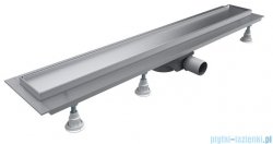 Omnires Lowfix odpływ liniowy z maskownicą do wklejenia płytek 60 cm srebrny LOWFIX60TSL
