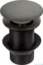 Deante CLICK-CLACK Korek do umywalki granitowy antracyt metalik NHC_T12A