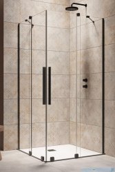 Radaway Furo Black KDD kabina 80x90cm szkło przejrzyste 10105080-54-01L/10105090-54-01R
