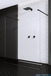 Radaway Modo X Black I kabina Walk-in 120x200 szkło przejrzyste 10mm 388324-54-01