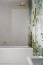 Radaway Modo F SL Brushed Gold PNJ II parawan nawannowy 80cm prawy szczotkowane złoto/przejrzyste 10406080-99-01R