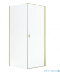 Radaway Nes 6 Kdj I Brushed Light Gold kabina 80x75cm prawa szczotkowane jasne złoto 10022080-98-01R/10039075-01-01