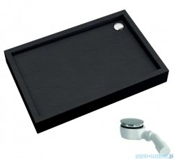 Schedpol Schedline Favory Plus brodzik prostokątny 100x90x16cm Black Stone 3ST.F1P-90100/C/ST