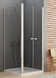 New Trendy New Soleo 80x80x195 cm kabina wspornik skośny przejrzyste D-0144A/D-0091B