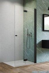 Radaway Nes Black KDD B kabina walk in 80cm prawa czarny mat/szkło przejrzyste 10024080-54-01R