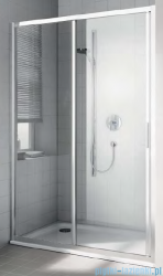 Kermi Cada XS drzwi przesuwne 2-częściowe z polem stałym lewe 135 cm CKG2L13520VPK