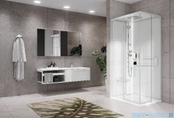 Novellini Glax 2 2.0 kabina z hydromasażem hydro plus 100x80 lewa total biała G22A198SM1L-1UU