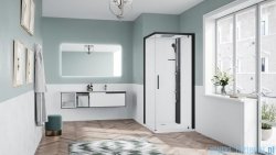 Novellini Glax 1 2.0 kabina standard 90x90 prawa czarna G21GF90DTF-1HH