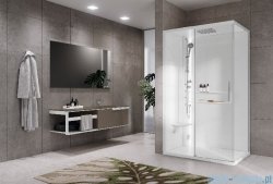 Novellini Glax 2 2.0 kabina z hydromasażem 120x90 lewa total biała G222P290ST1-1UU