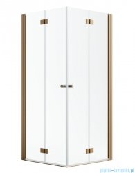 Radaway Nes Kdd B Brushed Copper kabina 100x90cm szczotkowana miedź 10024100-93-01L/10024090-93-01R