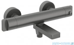 Deante Titanium bateria wannowa ścienna termostatyczna bez zestawu prysznicowego titanium BCH D1BT