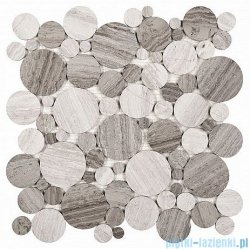 Dunin Woodstone mozaika kamienna 30x30 grey dot