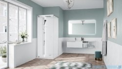 Novellini Glax 1 2.0 kabina standard 80x80 lewa srebrna G21GF80STFL-1BB