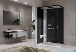 Novellini Glax 2 2.0 kabina masażowo-parowa 120x80 lewa biała G222P120SM5-1UH