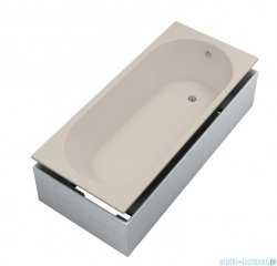 Schedpol Schedline Artemis SET wanna prostokątna + nośnik stabilizujący Cashmere Mat 160x70cm 3WSP.AS1P-16070/PK/MG