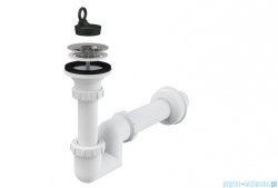 Alcaplast syfon umywalkowy „S“ DN40, sitko nierdzewne DN63 A412-DN40