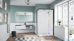 Novellini Glax 1 2.0 kabina z sauną parową 120x80 prawa czarna G212P129DM5-1HH