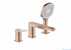 KFA MALAGA ROSE GOLD bateria wannowa 3-otworowa różowe złoto szczotkowane 4525-210-34