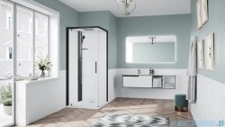 Novellini Glax 1 2.0 kabina standard 80x80 lewa czarna G21GF89STF-1HH