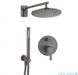 Deante Arnika Titanium zestaw prysznicowy podtynkowy titanium NAC D9QP