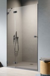 Radaway Essenza Pro Black Dwj drzwi wnękowe 120cm lewe czarny mat/szkło przejrzyste 10099120-54-01L