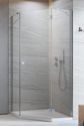 Radaway Essenza 8 Ptj kabina pięciokątna 90x100cm prawa szkło przejrzyste 10490000-01-01R/10490700-01-01