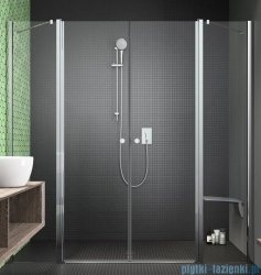 Radaway Eos II Dwd drzwi prysznicowe 150x195 W2 szkło przejrzyste 3799830-01-01/3799670-01-01