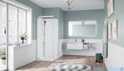 Novellini Glax 1 2.0 kabina standard 80x80 lewa srebrna G21GF80ST-1BB