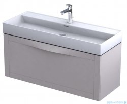 Oristo Skagen szafka z umywalką wisząca 119x50x45 piaskowy mat OR49-SD1S-120-10/UME-BD-120-91-C