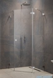 Radaway Essenza Ptj Brushed Nickel kabina pięciokątna 90x90cm prawa szczotkowany nikiel 1385010-91-01R/1385050-01-01