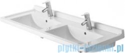 Duravit Starck 3 umywalka podwójna z przelewem z półką na baterię 1300x485 mm 033213 00 00