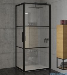 Riho Grid GB201 kabina prysznicowa 80x90cm czarna G004008121
