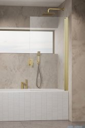 Radaway Nes Pnj Brushed Gold parawan nawannowy 90cm prawy szczotkowane złoto 10011090-99-01R