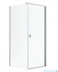 Radaway Nes Kdj I Brushed Nickel kabina 80x100cm prawa szczotkowany nikiel 10022080-91-01R/10039100-01-01