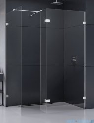 New Trendy Eventa kabina walk-in 90x90x200 cm z dodatkową ścianką przejrzyste EXK-4666/EXK-4644