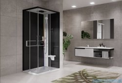 Novellini Glax 2 2.0 kabina z hydromasażem hydro plus 80x80 biała G22A89M1L-1UH