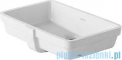 Duravit Vero umywalka podblatowa z przelewem bez półki na baterie 480x310 mm 033048 00 00