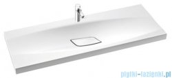 Marmorin Noel 1200 umywalka wpuszczana w blat 120x45 bez przelewu i z otworem na baterie biała 582120020011