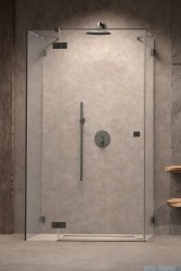 Radaway Essenza Pro Brushed GunMetal Kdj+S kabina 75x110x75cm lewa szczotkowany grafit 10097311-92-01L/10098075-01-01/10098075-01-01