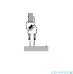 Ronal Annea Zestaw montażowy do wnęki srebrny połysk V.ANE.50