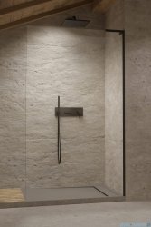 Radaway Modo SL Black II kabina Walk-in 65x200 prawa czarny mat/szkło przejrzyste  10319065-54-01R