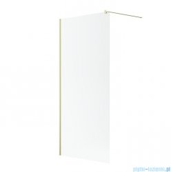 Radaway Modo New II Brushed Light Gold kabina Walk-in 100-140×150-200 szczotkowane jasne złoto szkło przejrzyste 389905-98-01
