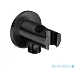 Roca Przyłącze kątowe Aqua 1/2 z uchwytem na słuchawkę Brushed Titanium Black z powłoką Everlux-PVD  A5B5250NM0