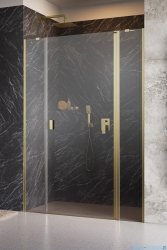 Radaway Nes Dwjs Brushed Gold drzwi wnękowe 140cm prawe szczotkowane złoto 10038140-99-01R