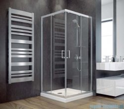 Besco Modern kabina kwadratowa 90x90x185cm grafit MK-90-185-G