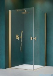 Radaway Nes Gold Kdd I kabina 90x80cm złoty połysk 10021090-09-01L/10021080-09-01R