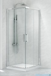 New Trendy New Praktic Kabina prysznicowa kwadratowa z drzwiami przesuwnymi 80x80x195 przejrzyste K-0465