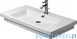 Duravit 2nd floor umywalka z przelewem z trzema otworami na baterie 800x500 049180 00 30