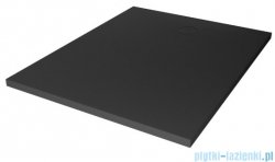 New Trendy Nex Shade brodzik konglomeratowy prostokątny 120x100x3,5 cm antracyt B-0510